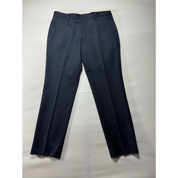 NWT J. Crew Men's Ludlow Slim Tapered Leg Blue Wool Dress Pants - Size 31x27.5 - Picture 1 of 10